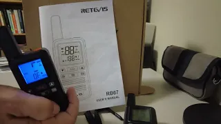 Retevis RB67 Walkie Talkies for Adults Review, Good performance; Menus difficult