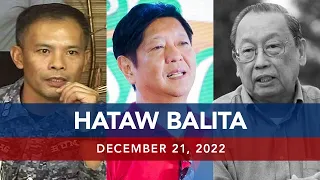 UNTV: Hataw Balita Pilipinas | December 21, 2022