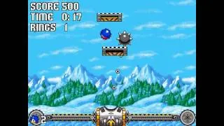 Sonic Z - Zone 4: Frozen Peaks - Vs. Boss Speedrun