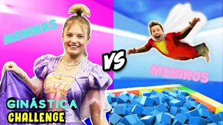 👸🏼 IRMÃS VS IRMÃOS! 🦸‍♂️ Desafio de princesas e super-heróis | Halloween challenge | Ninja Kidz