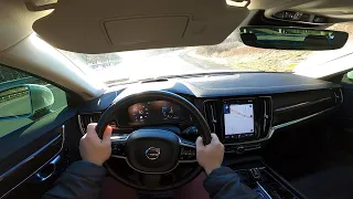 2019 Volvo S90 T5 Momentum | POV Test Drive (Binaural Audio)