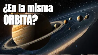 ¿Por qué todos los PLANETAS están en el mismo PLANO ORBITAL?