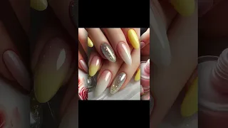 Canary Yellow Spring Nail Art Designs #nails #nailart2024 #nailart #naildesign