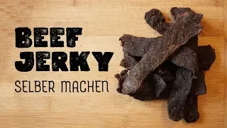 Beef Jerky selber machen - im Dörrautomat und mit selbstgemachter Marinade