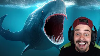 BLOOP O MONSTRO MARINHO DE 100 METROS - Feed and Grow Fish