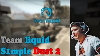 S1mple playing CS:GO Faceit on Dust 2 (twitch stream)