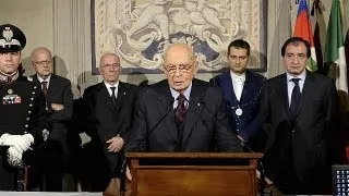 Napolitano saves Italian politics from further embarrassment