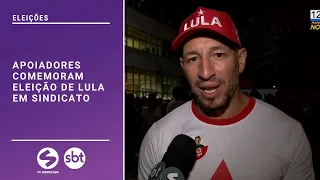 Apoiadores comemoram eleição de Lula em sindicato | TV Sorocaba SBT