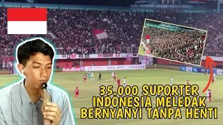 MERINDING | Reaksi Chants Suporter Timnas INDONESIA di piala AFF Yang bikin Geleng Kepala