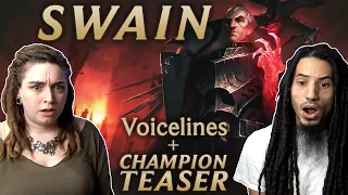 Arcane fans react to Swain Voicelines & Teaser | League Of Legends
