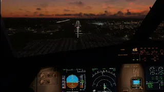 Landing at Manchester Airport , FENIX A320 and FS Realistic