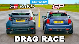 Toyota GR Yaris v MINI GP - DRAG RACE