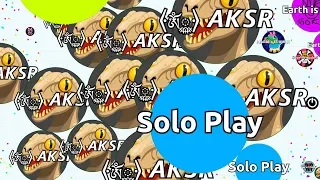 INSANE REVENGE! PLAYING AGARIO SOLO AGAINST TEAMS & BOTS ( Agar.io Solo Gameplay )