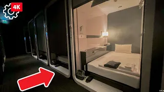 Very popular and fully booked capsule hotel😴🛏Japan-Tokyo