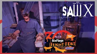 Saw X - NEW Maze! | Fright Fest Magic Mountain 2023
