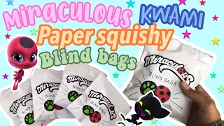 OPENING MIRACULOUS KWAMI PAPER SQUISHY BLIND BAGS!!