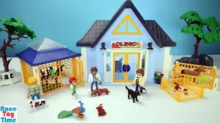 Playmobil Veterinarian Animal Clinic Playset Build and Play Toys For Kids