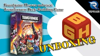 Boardgame Heaven Unboxing 152: Transformers Deck-Building Game (Renegade Games Studios)