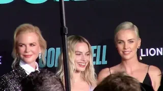 Margot Robbie, Charlize Theron And Nicole Kidman Steal The Show At The Bombshell Screening