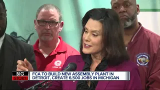 FCA to build new assembly plant in Detroit, create 6,500 jobs in Michigan