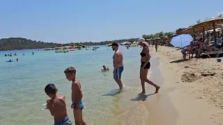 Lagonisi Beach, Halkidiki walking July 2023