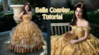 How to make a Belle dress (for adults) | Belle's gold dress tutorial