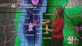 In Kansas City, 2 to 6 inches of snow is possible