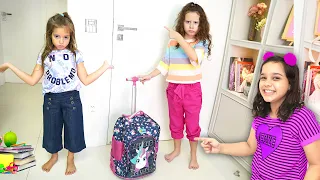 Uma HISTÓRIA ENGRAÇADA COM a Valentina e sua amiga Maria Clara | Funny Story for Kids