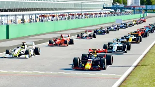 F1 2022 Cars vs F1 2009 Cars at Monza GP