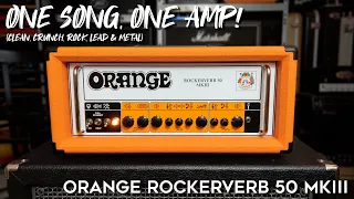 The Orange Rockerverb MK III! How Versatile Is It?