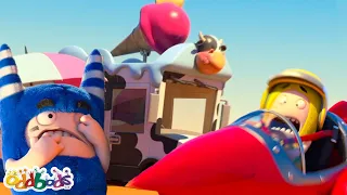 Don't Hit the Ice Cream Truck! | Oddbods | Moonbug No Dialogue Comedy Cartoons for Kids