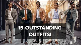 15 New Mens Smart Casual Elegant Outfits 🔥 | Mens Style 2023 | Mens Outfit Inspiration