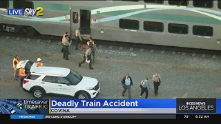 Pedestrian fatally struck by Metrolink train in Covina