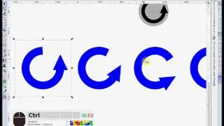 Inkscape Tutorial : Rotation arrow