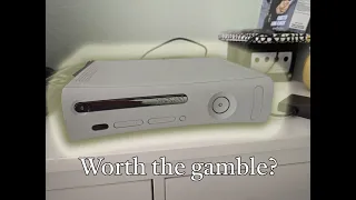 I bought an Xbox 360 on eBay for 22 dollars! (Does it work?)