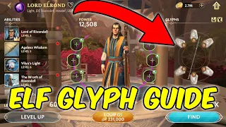 Elf Glyph Guide LoTR Heroes of Middle Earth