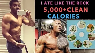 I Tried Dwanye " THE ROCK" Johnson's DIET. (DESTROYED)