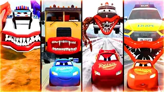 Crazy Police Car 🆚 Police Eater 🆚 Serif eater 🆚 Lego Police Eater | coffin dance all Police Trucks