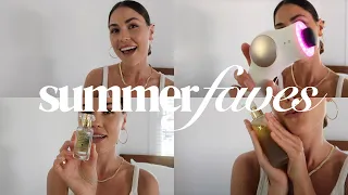 my favorite summer essentials | facial tools, skincare, beauty