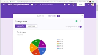 Calculating SUS Score With Google Form