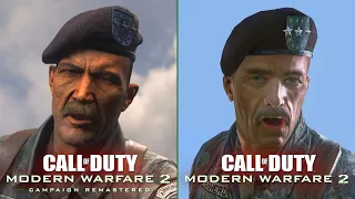 Modern Warfare 2 Remastered vs Original "PC" graphics comparison