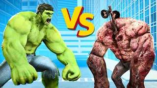 КАЧОК СИРЕНОГОЛОВЫЙ ПРОТИВ ХАЛКА В ГАРРИС МОД! SCP SIREN HEAD HULK ЭКСПЕРИМЕНТЫ БИТВЫ В Garry`s Mod!