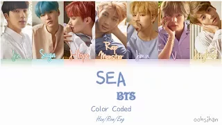 BTS (방탄소년단) – SEA (바다) Lyrics Color Coded [Eng/Han/Rom]