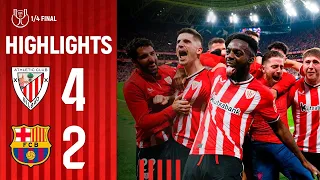 HIGHLIGHTS I ATHLETIC CLUB 4 vs 2 FC BARCELONA | COPA DEL REY 2024