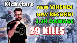 eU Kickstart - 29 KILLS (3.3K DAMAGE) - NEW VIKENDI NEW RECORD! - 1 MAN SQUADS! - PUBG