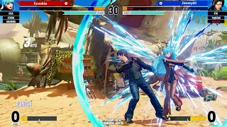 KOF XV Replays 🔥 Kenshin (Kula, Athena, Nakoruru) vs Jimmy69 (Antonov, Kyo, Yamazaki) 🔥 Steam