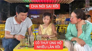 Cô Thùy Kim Khiết cười muốn xỉu khi nghe “ca suỹ” Trà Sữa chấn chỉnh cha Khương Dừa