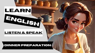 Learn English In Day || Learn English through story ( Dinner Preparation ) Learn English Now