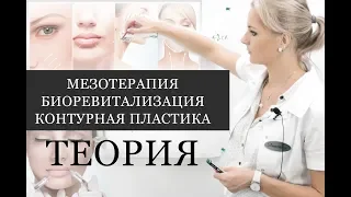 Мезотерапия, биоревитализация, контурная пластика - ТЕОРИЯ (видео урок)