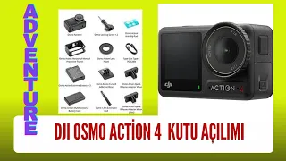 Kanalımıza Video Çekim Kamerası Aldım ✓ DJI Osmo Action 4 Adventure Combo kutu açılışı